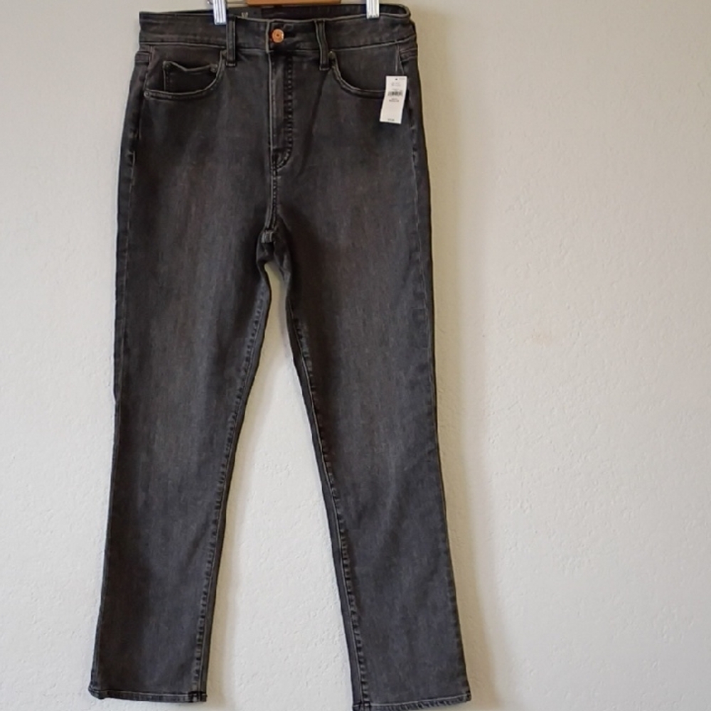 GAP Classic Straight High Rise Gray Women's Jeans Size 30 10R